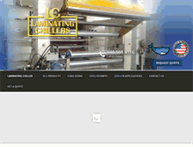 Tablet Screenshot of laminatingchiller.com